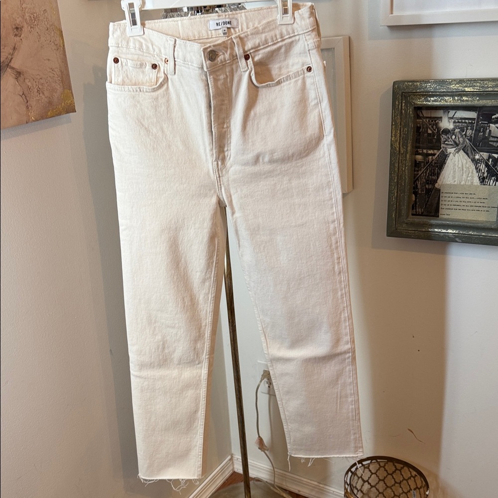 New Re/Done 705 Stove Pipe Jeans. Size 29.